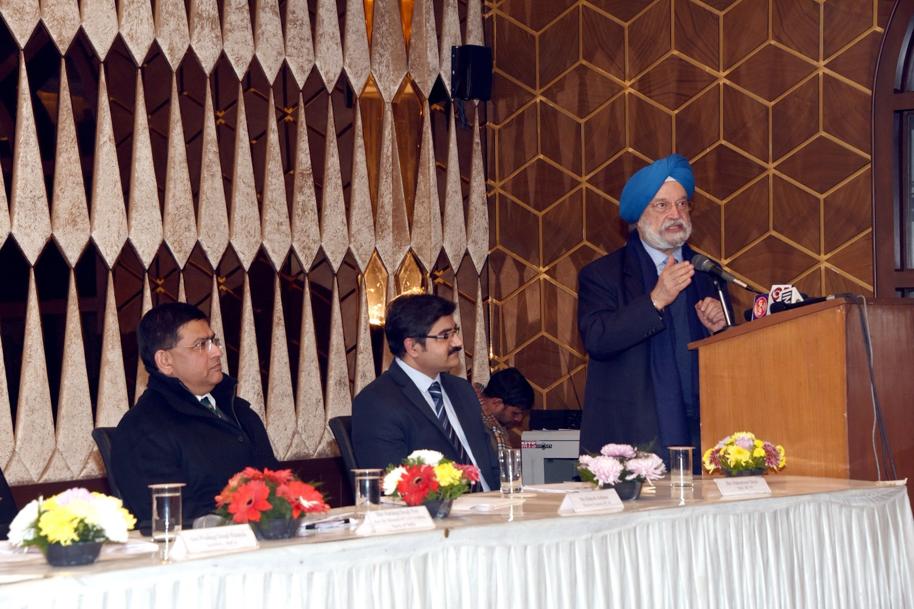Dr. Dayal at a BCAS conference seminar