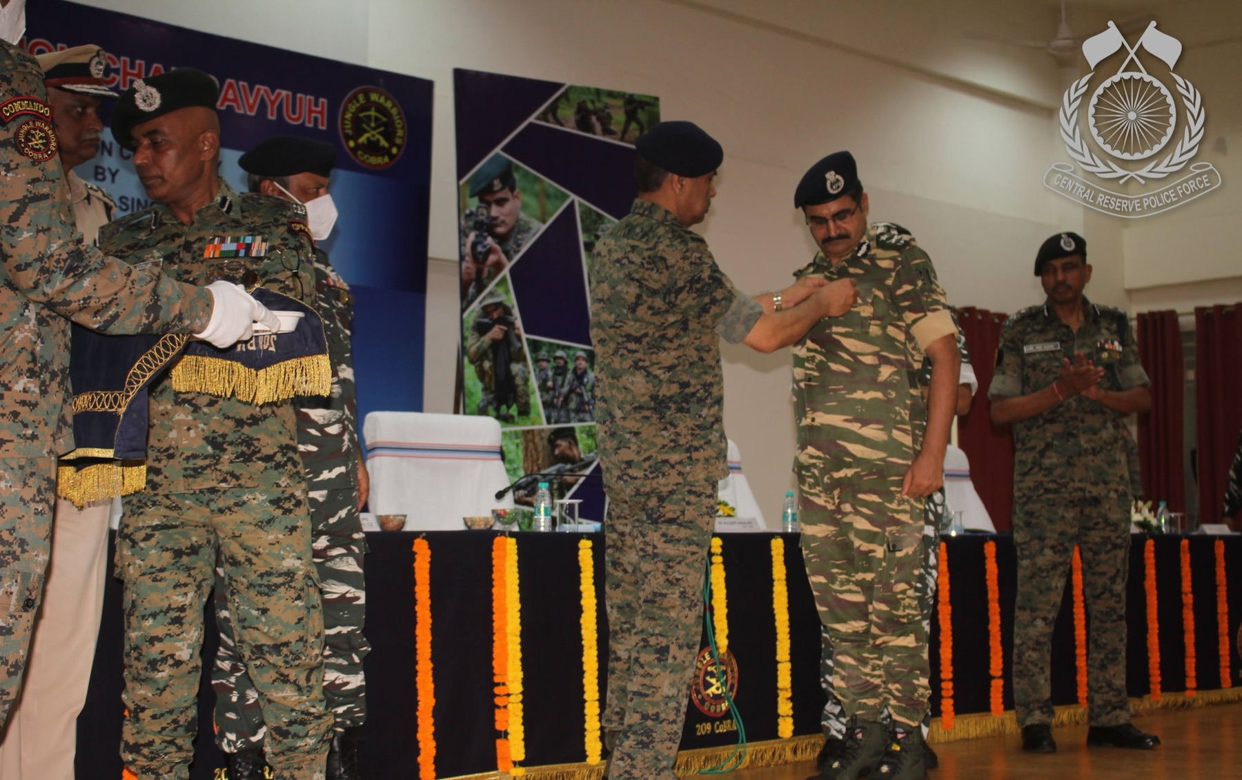 Dr. Dayal at CRPF CoBRA ceremony